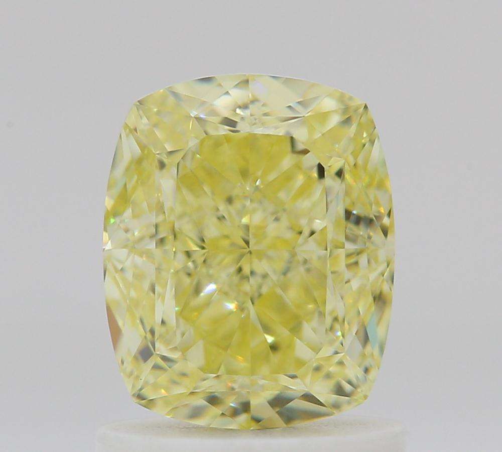 1.35 Carat Cushion brilliant Diamond Fancy Yellow VS2