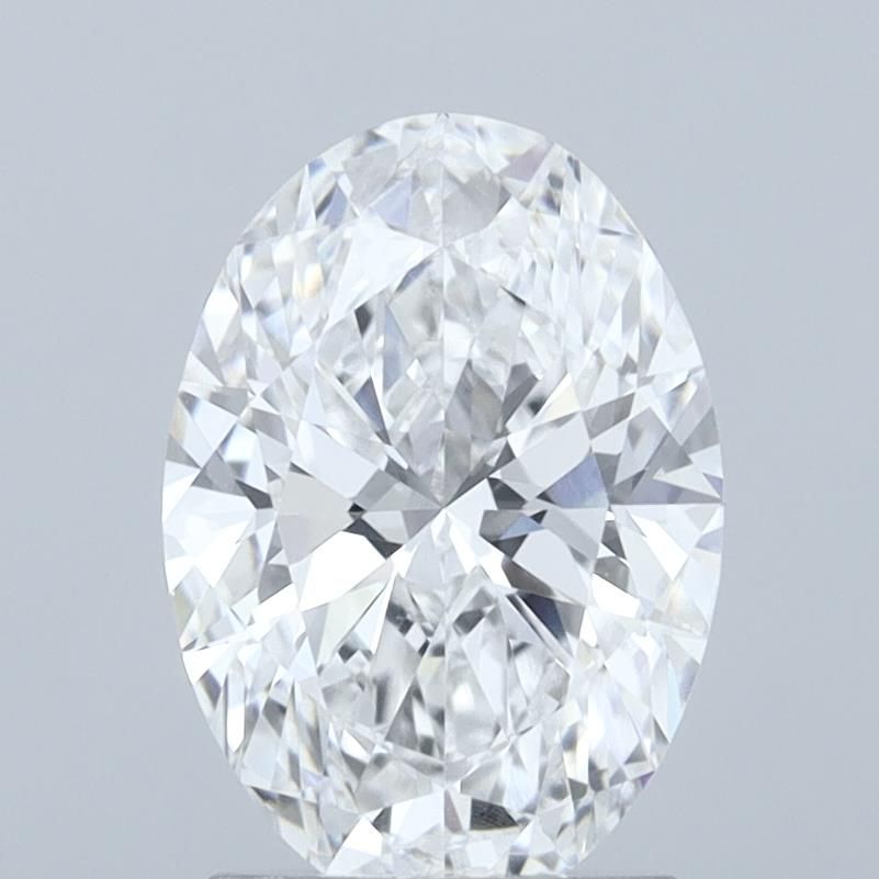 2.08 ct. oval Lab Grown Diamond front image