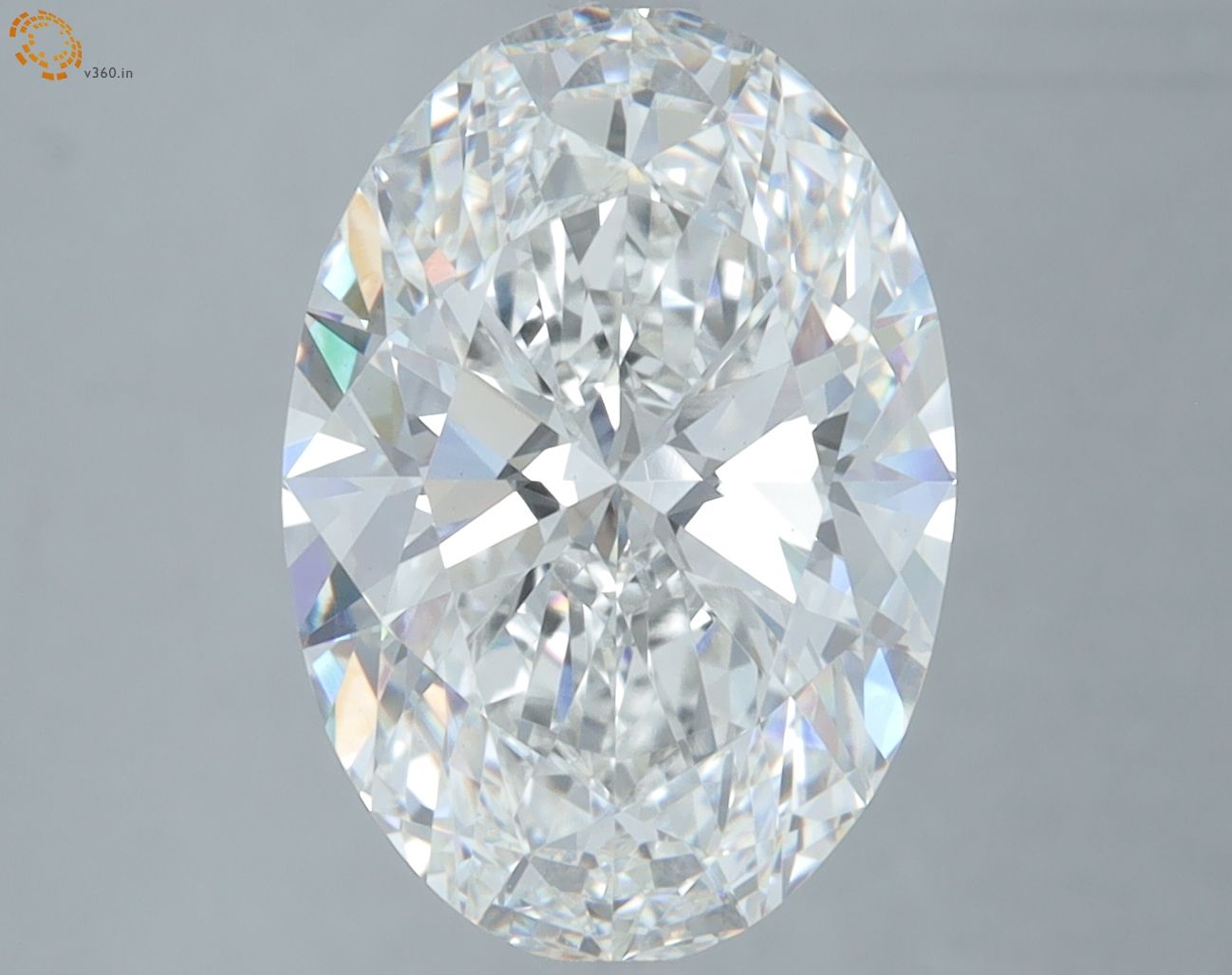 5.20 ct. oval Lab Grown Diamond front image