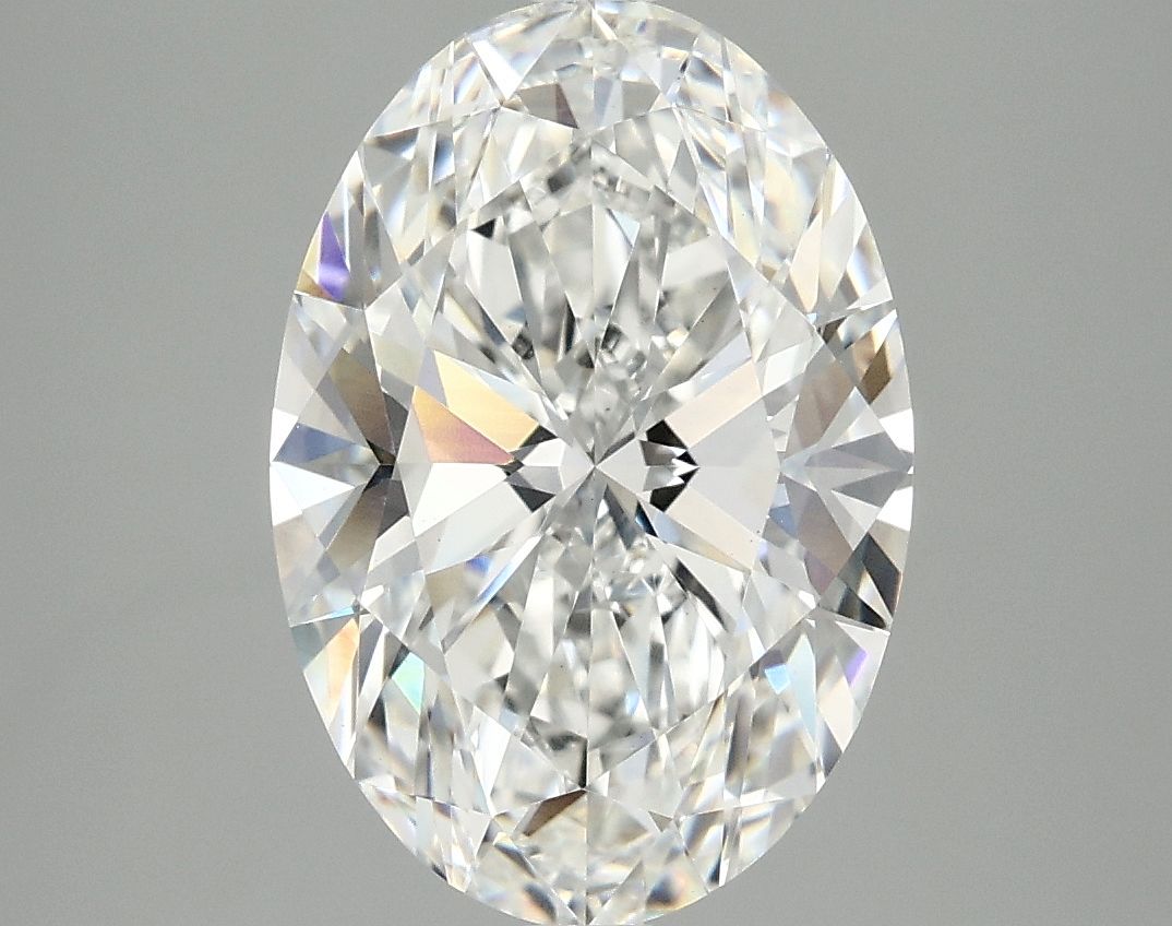 3.92 ct. oval Lab Grown Diamond front image