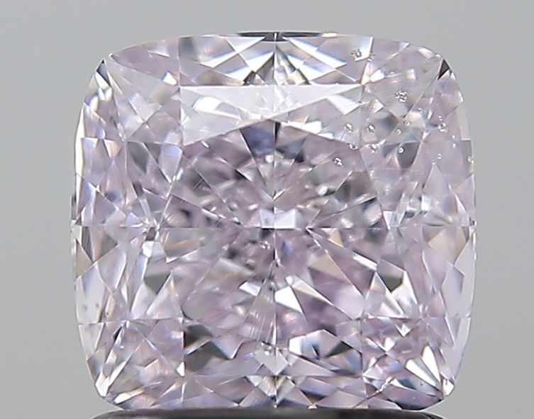 1.51 Carat Cushion modified Diamond Fancy Light Pinkish Purple SI1