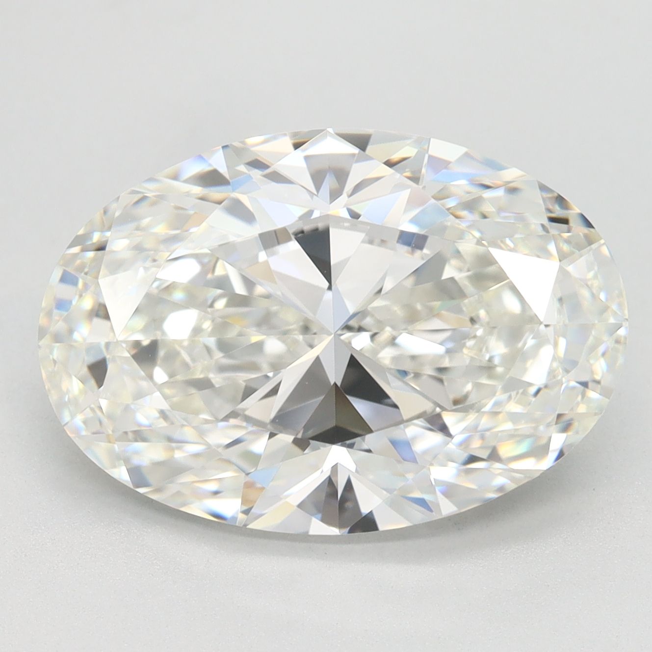 5.67 ct. oval Lab Grown Diamond front image
