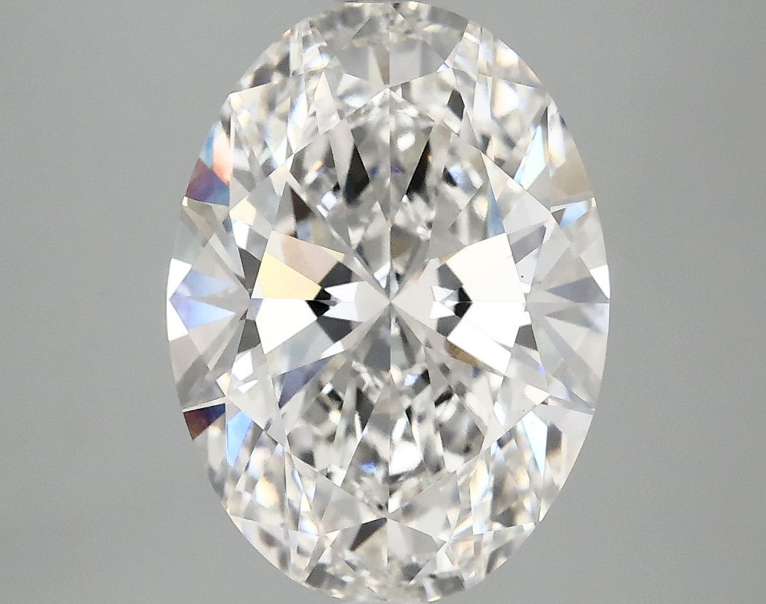 3.87 ct. oval Lab Grown Diamond front image
