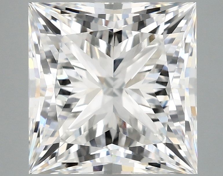 4.19 ct. princess Lab Grown Diamond front image
