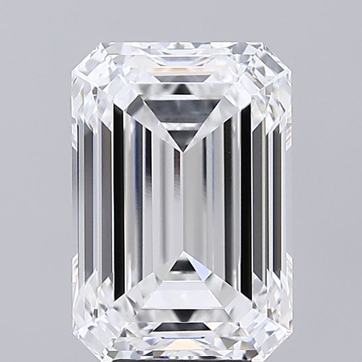 6.09 ct. emerald Lab Grown Diamond front image
