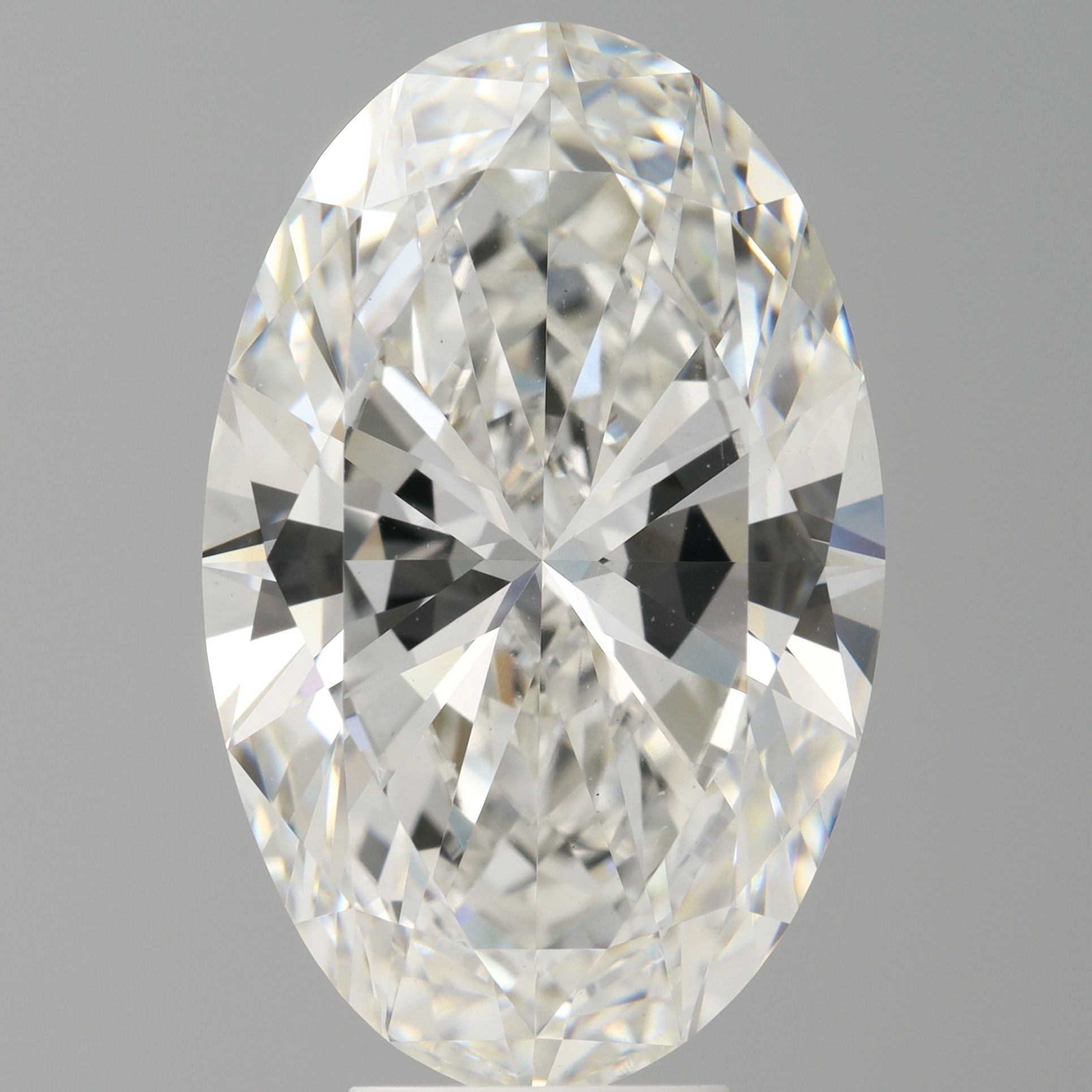 7.02 ct. oval Lab Grown Diamond front image