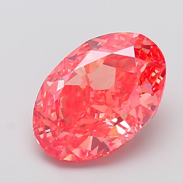 5.00 ct. oval Lab Grown Diamond front image