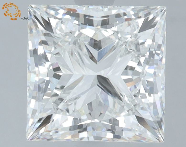 3.15 carat f VS1 EX Cut IGI princess diamond