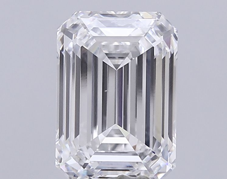 6.09 ct. emerald Lab Grown Diamond front image