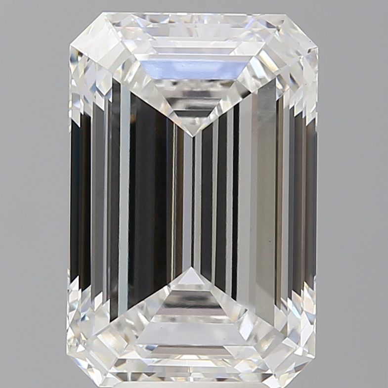 6.55 ct. emerald Lab Grown Diamond front image