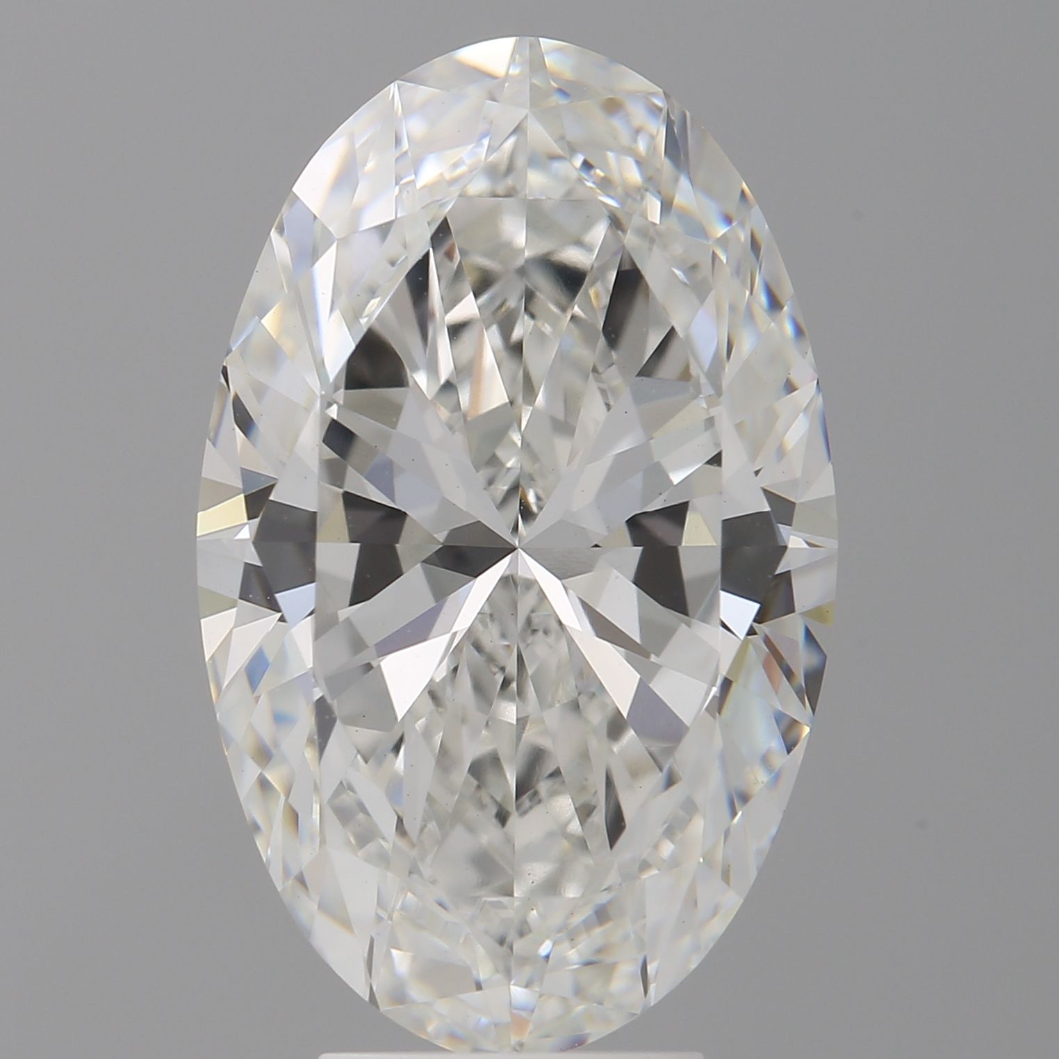 6.08 ct. oval Lab Grown Diamond front image