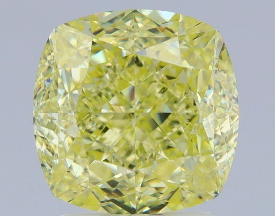 3.03 Carat Cushion modified Diamond Fancy Brownish Yellow VS2