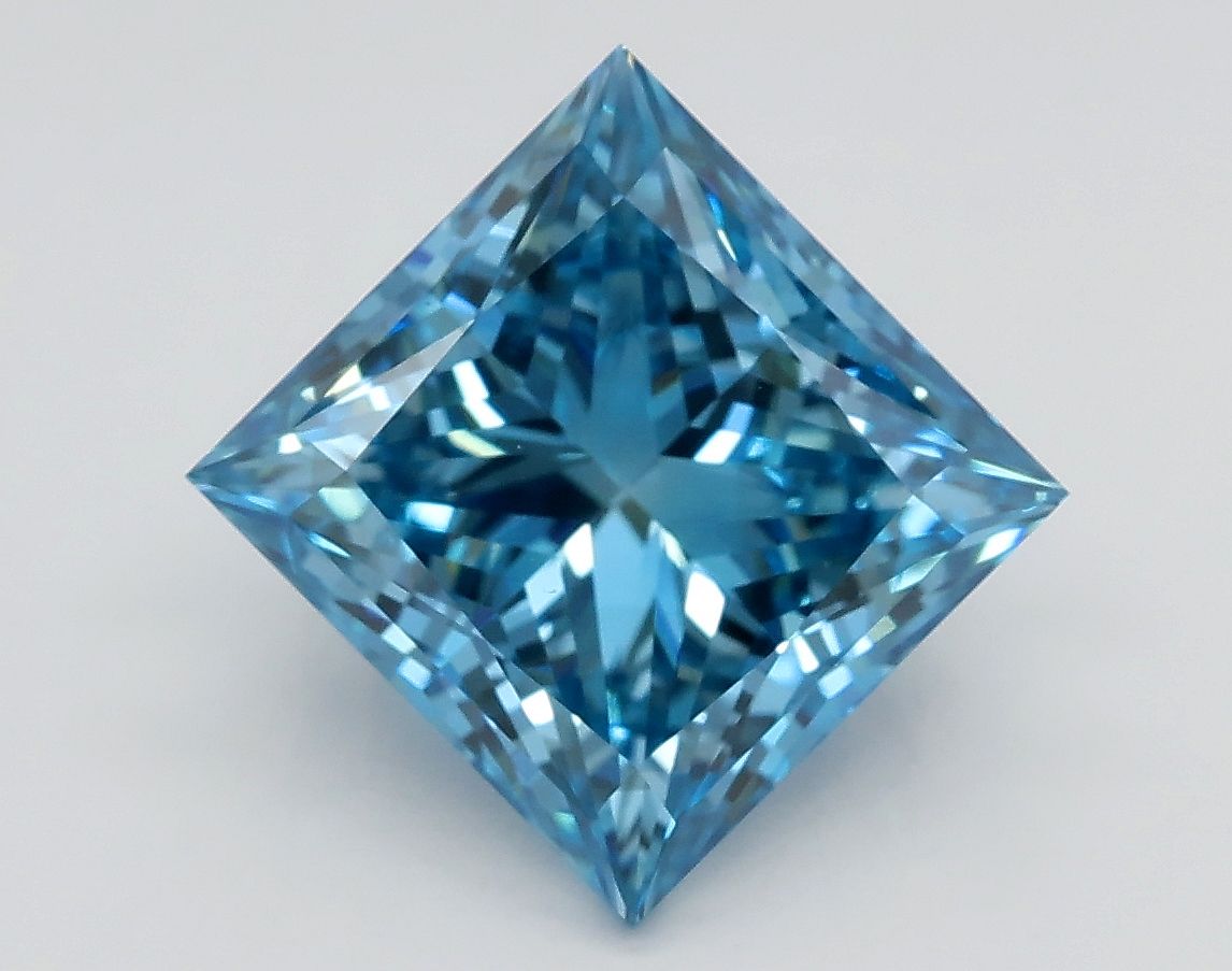 3.02 ct. princess Lab Grown Diamond front image