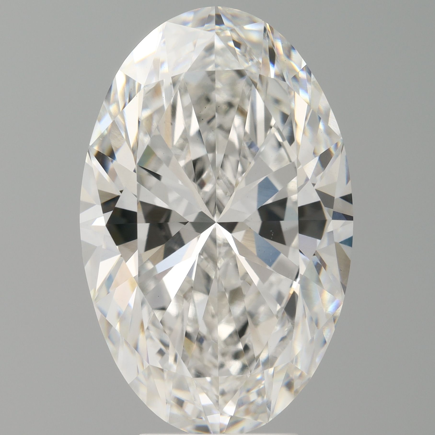 6.57 ct. oval Lab Grown Diamond front image