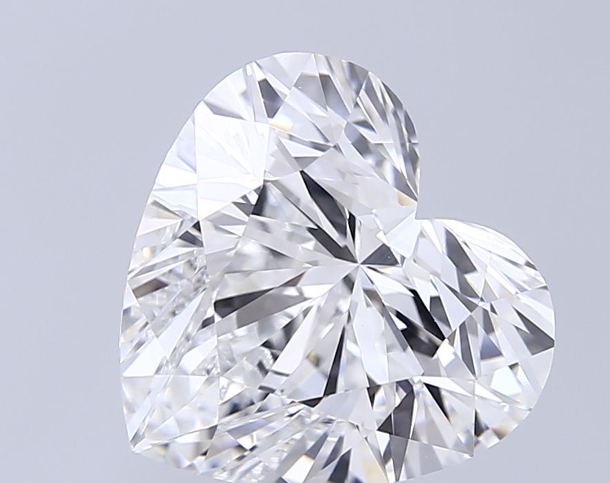 5.51 ct. heart Lab Grown Diamond front image