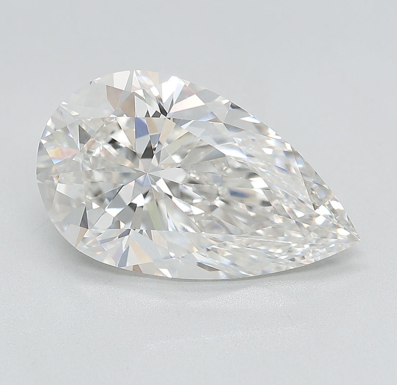 5.66 ct. pear Lab Grown Diamond front image