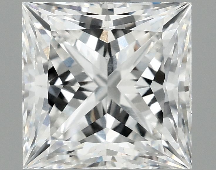 2.10 ct. princess Lab Grown Diamond front image