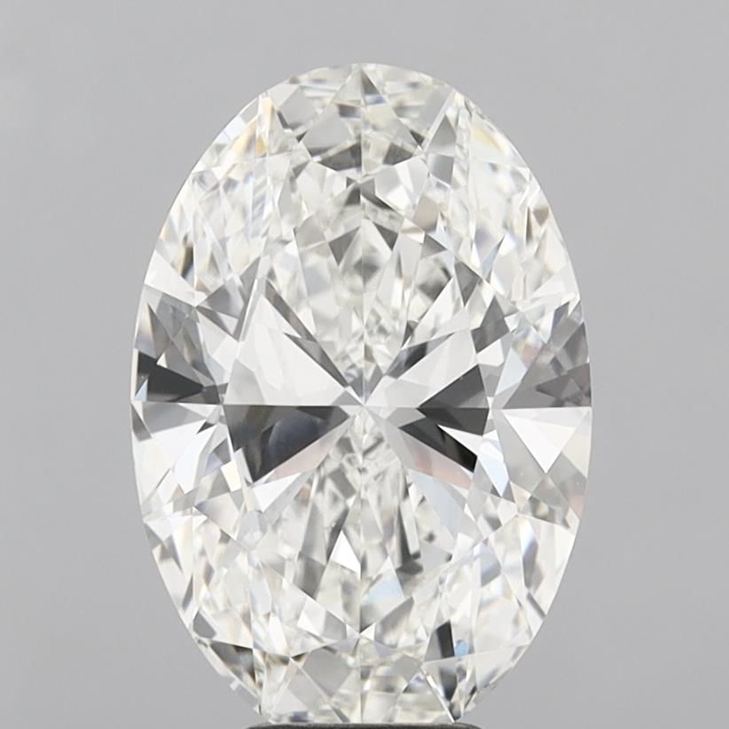 6.10 ct. oval Lab Grown Diamond front image