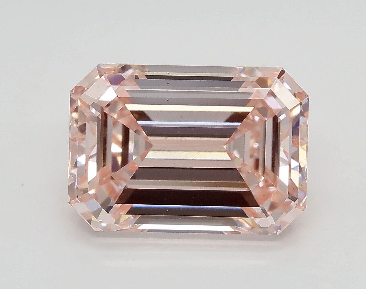 3.78 ct. emerald Lab Grown Diamond front image