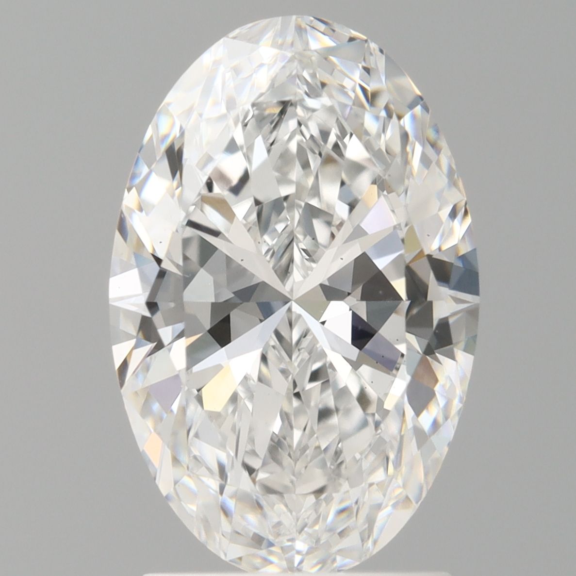 2.08 ct. oval Lab Grown Diamond front image