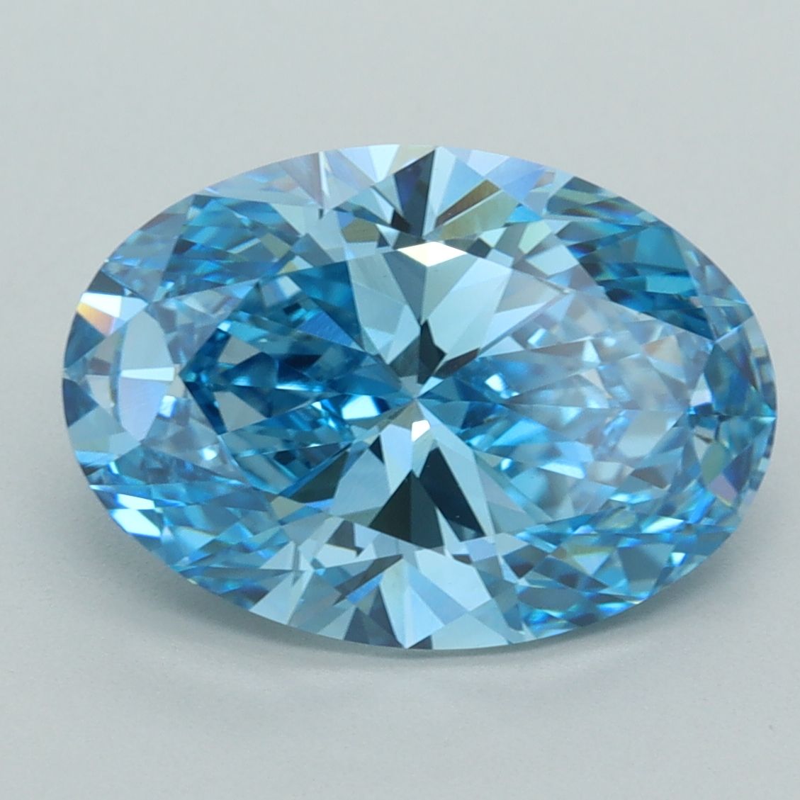 5.07 ct. oval Lab Grown Diamond front image