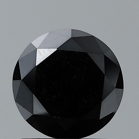 0.33 Carat Round Diamond Black VVS2