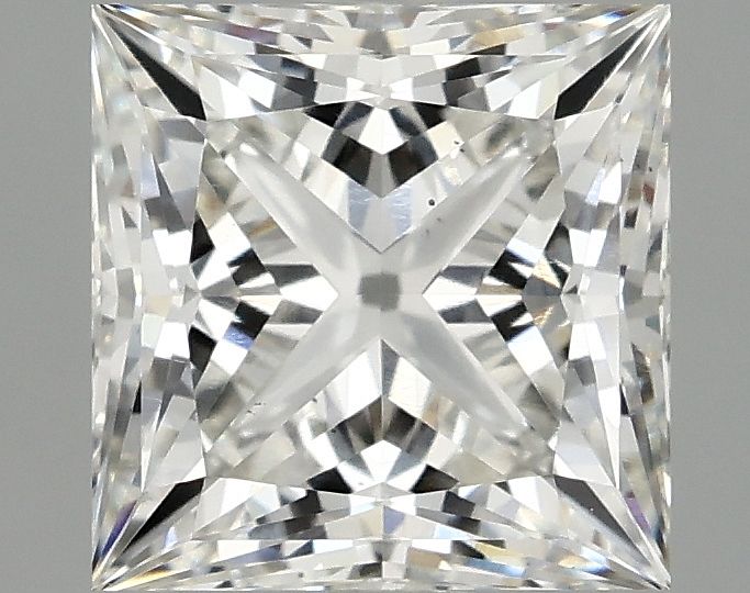 2.10 ct. princess Lab Grown Diamond front image