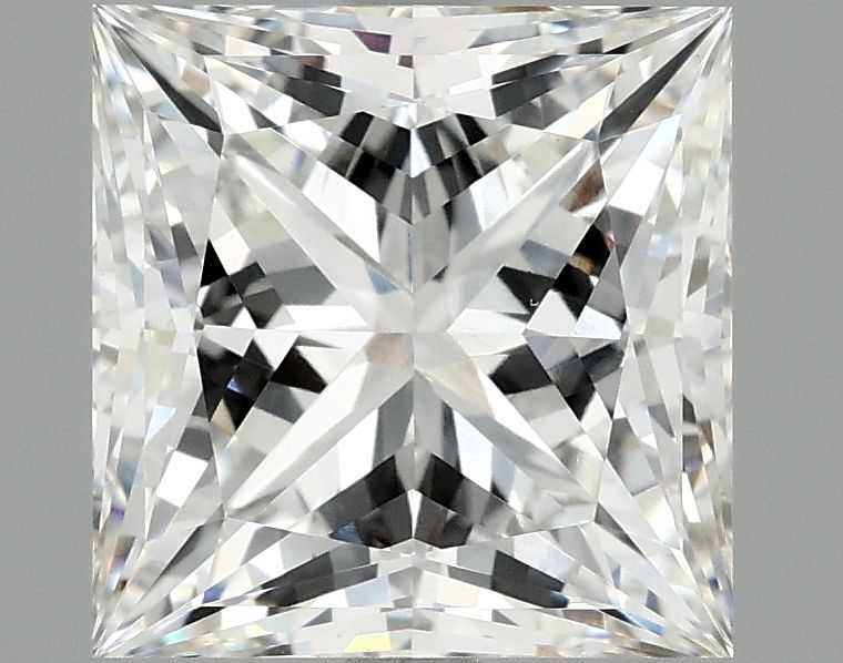4.19 ct. princess Lab Grown Diamond front image