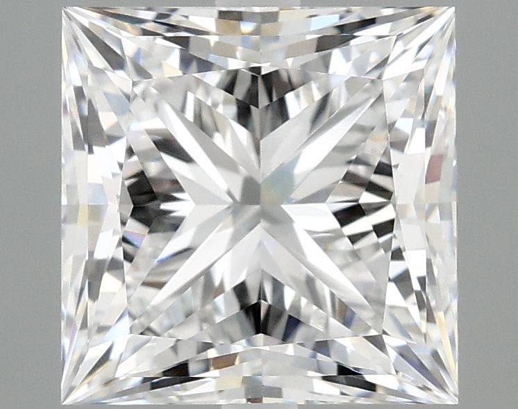 3.88 ct. princess Lab Grown Diamond front image