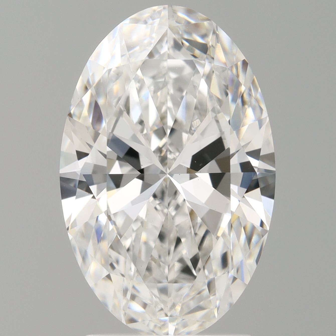 2.60 ct. oval Lab Grown Diamond front image