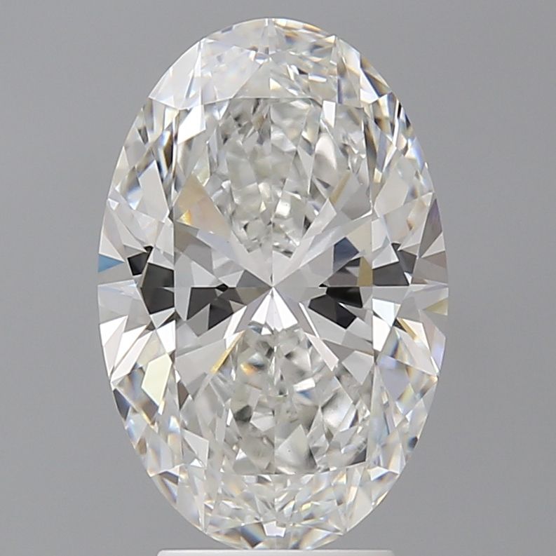 4.10 ct. oval Lab Grown Diamond front image