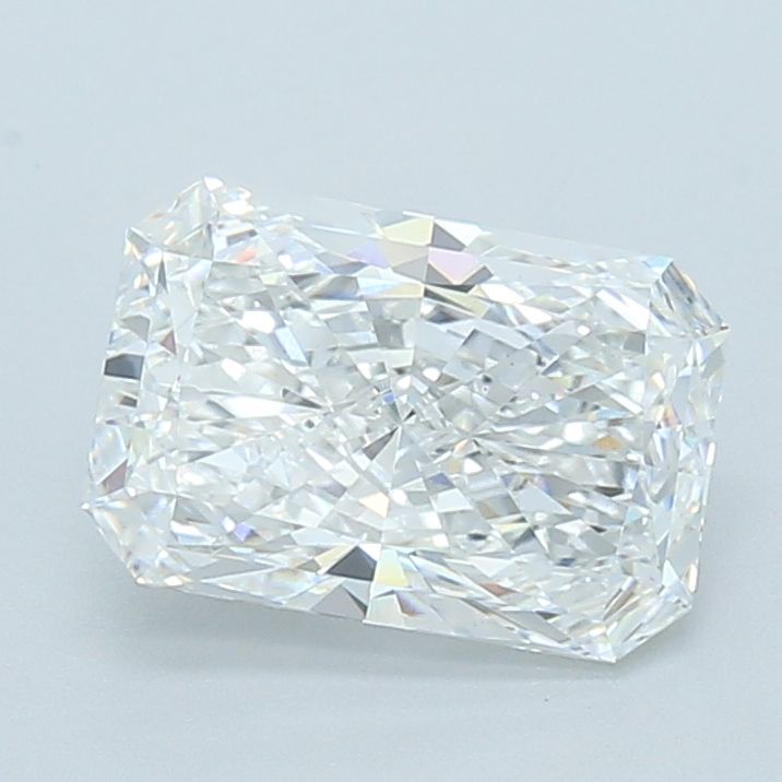 3.08 carat e VS1 EX Cut IGI radiant diamond