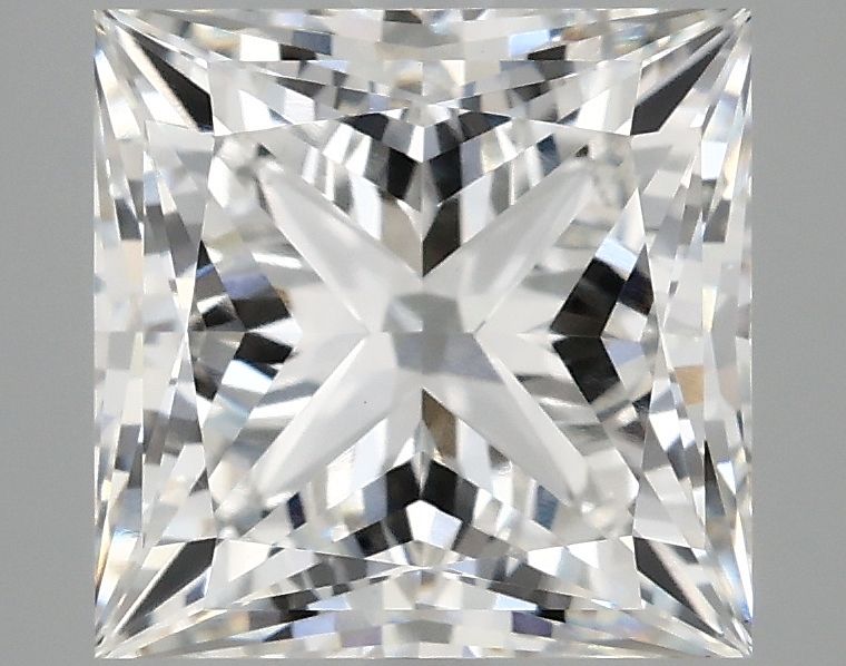4.24 ct. princess Lab Grown Diamond front image