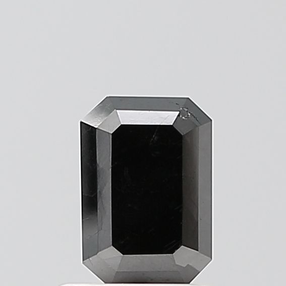 1.04 Carat Emerald Diamond Black VS2