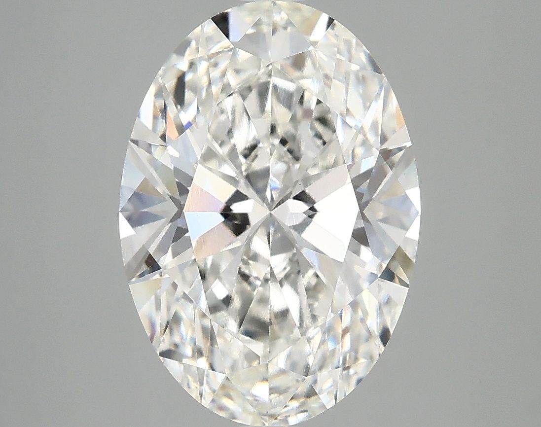 3.85 ct. oval Lab Grown Diamond front image