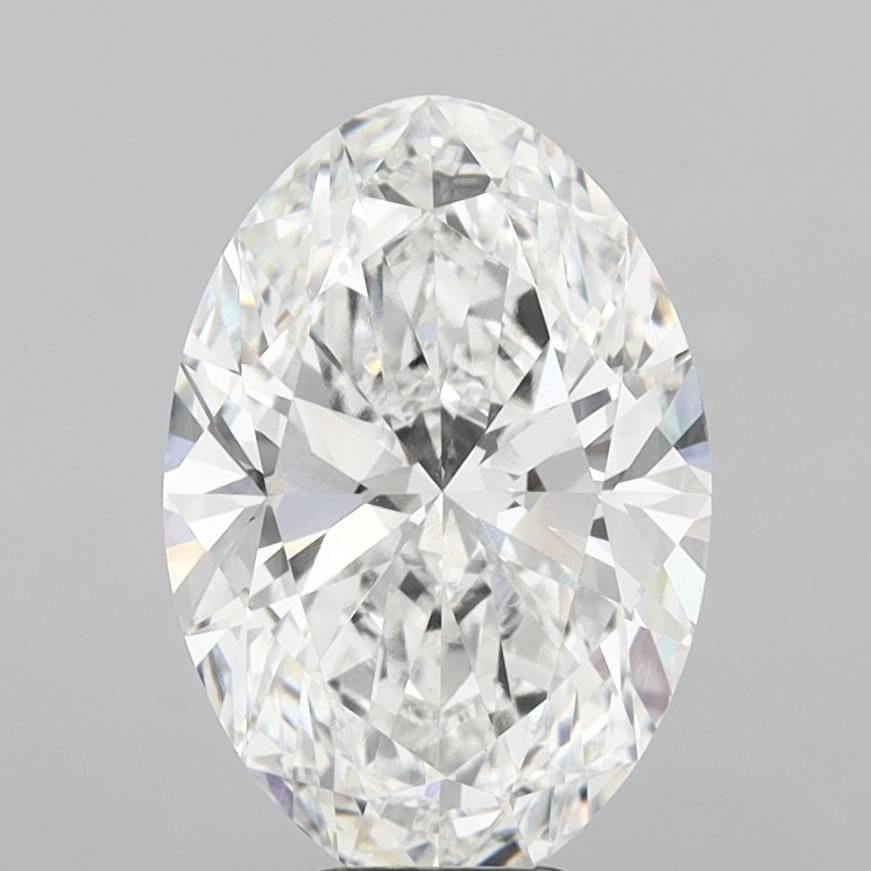 8.10 ct. oval Lab Grown Diamond front image