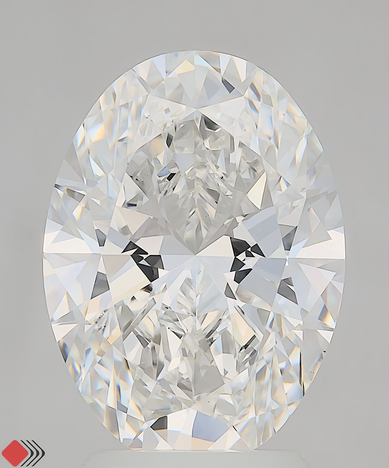 3.08 ct. oval Lab Grown Diamond front image