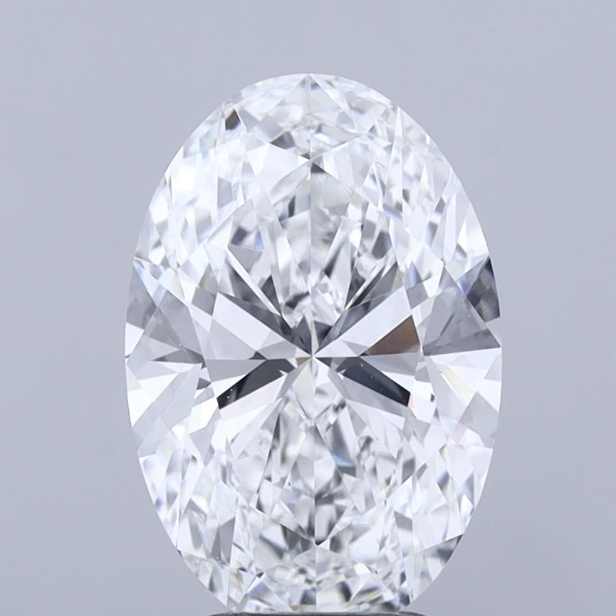 4.06 ct. oval Lab Grown Diamond front image