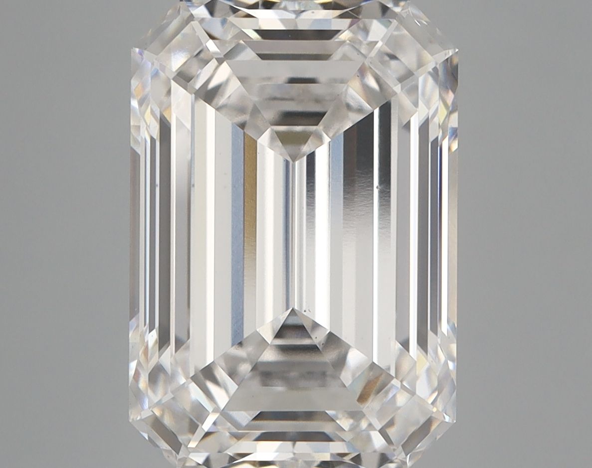7.12 ct. emerald Lab Grown Diamond front image