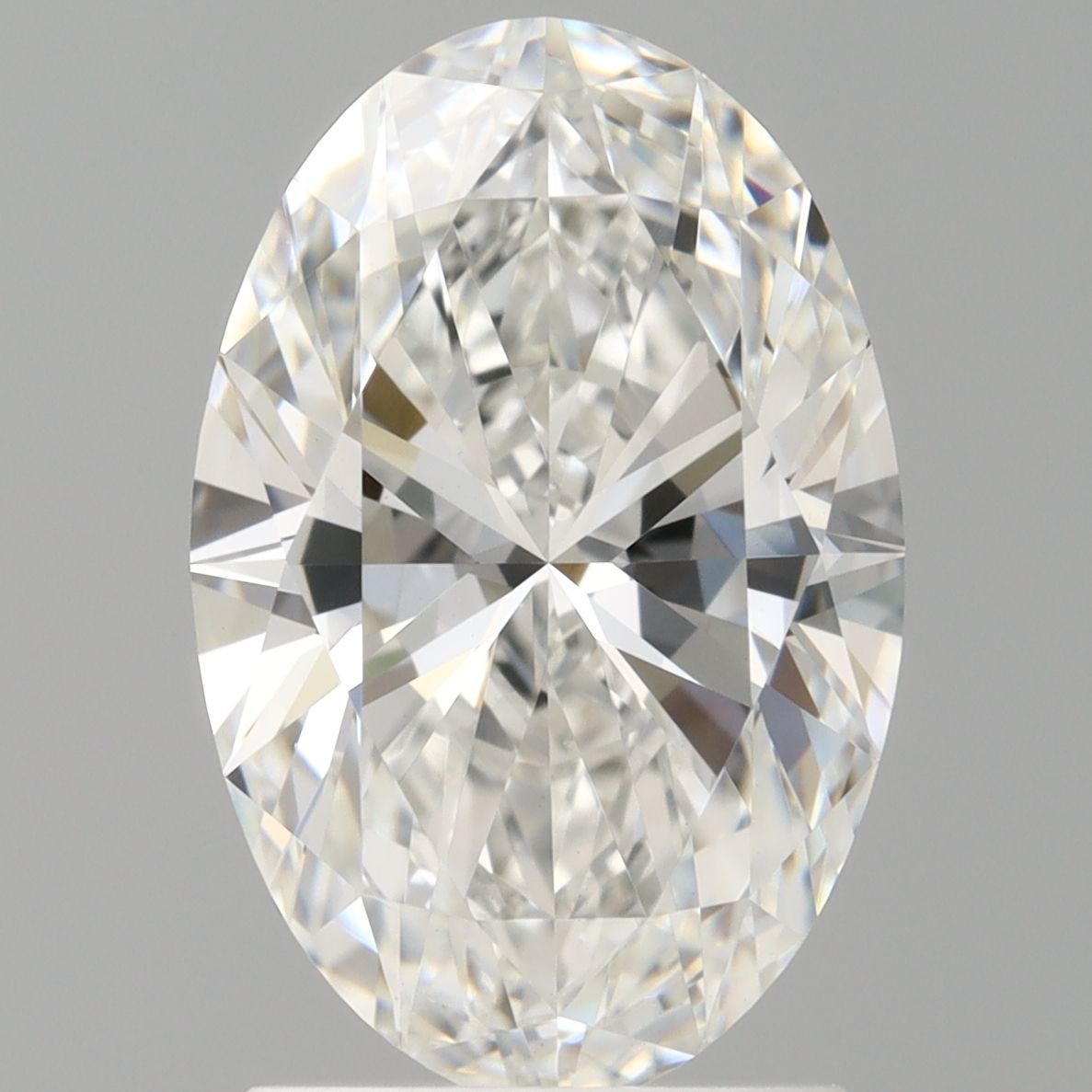 2.08 ct. oval Lab Grown Diamond front image