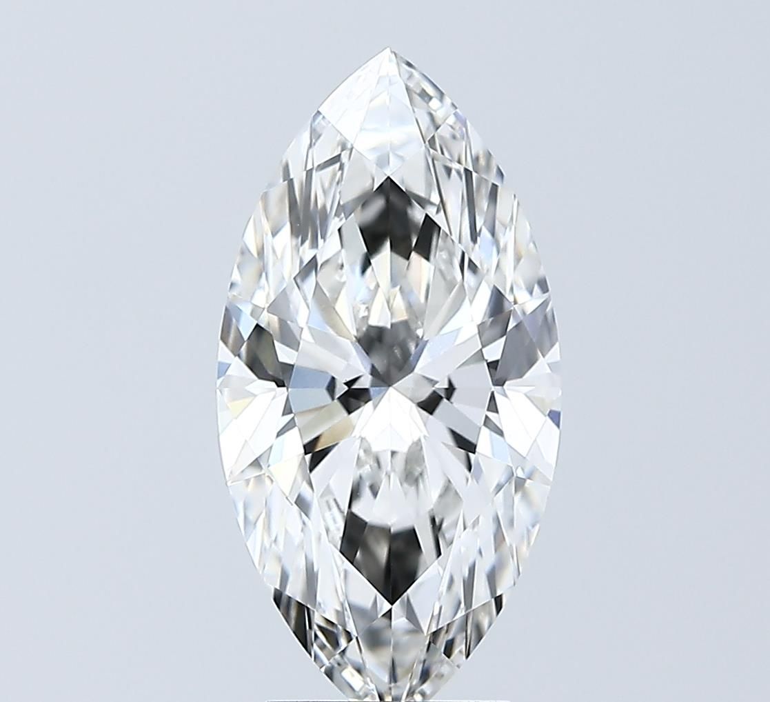 3.04 carat f VVS2 EX Cut IGI marquise diamond