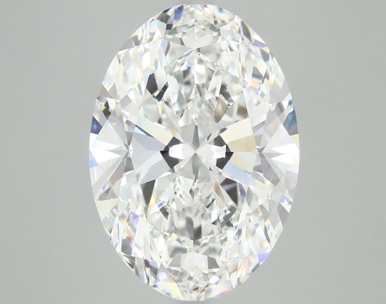 7.08 ct. oval Lab Grown Diamond front image