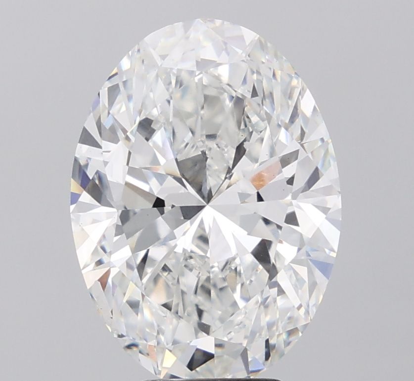5.48 ct. oval Lab Grown Diamond front image