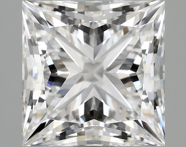 2.10 ct. princess Lab Grown Diamond front image