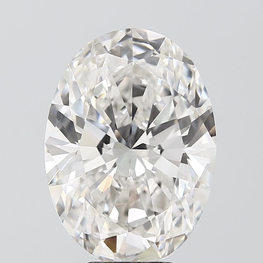 6.18 ct. oval Lab Grown Diamond front image
