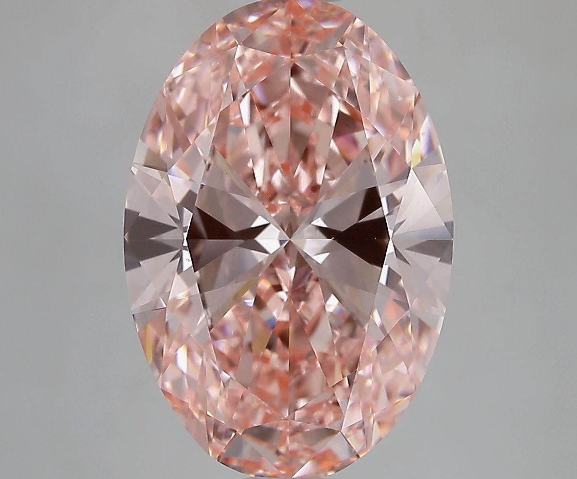 5.01 ct. oval Lab Grown Diamond front image