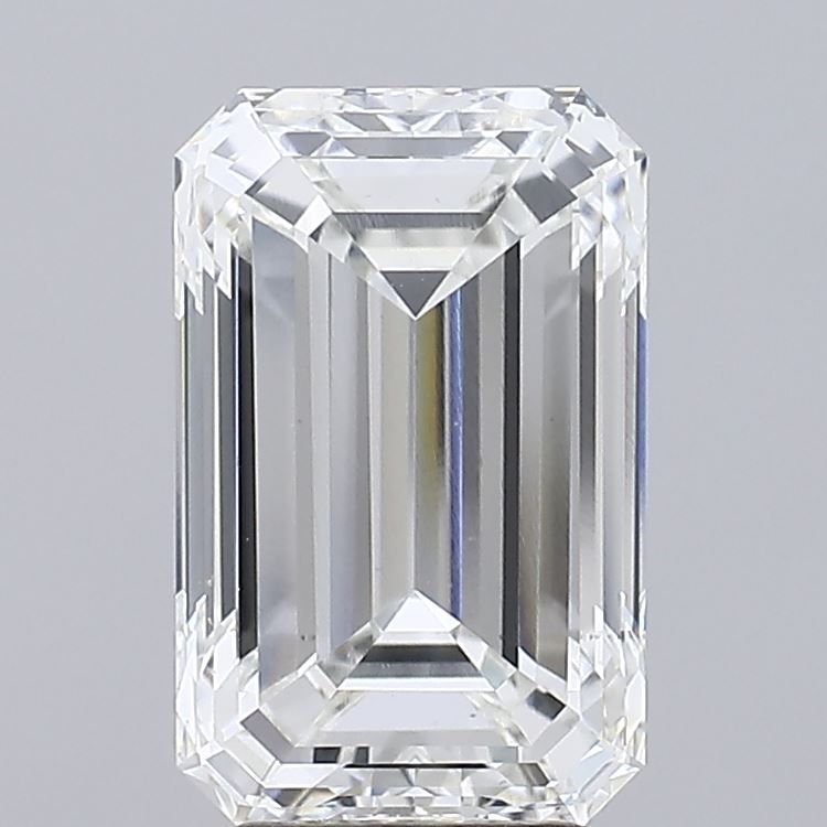 5.52 ct. emerald Lab Grown Diamond front image