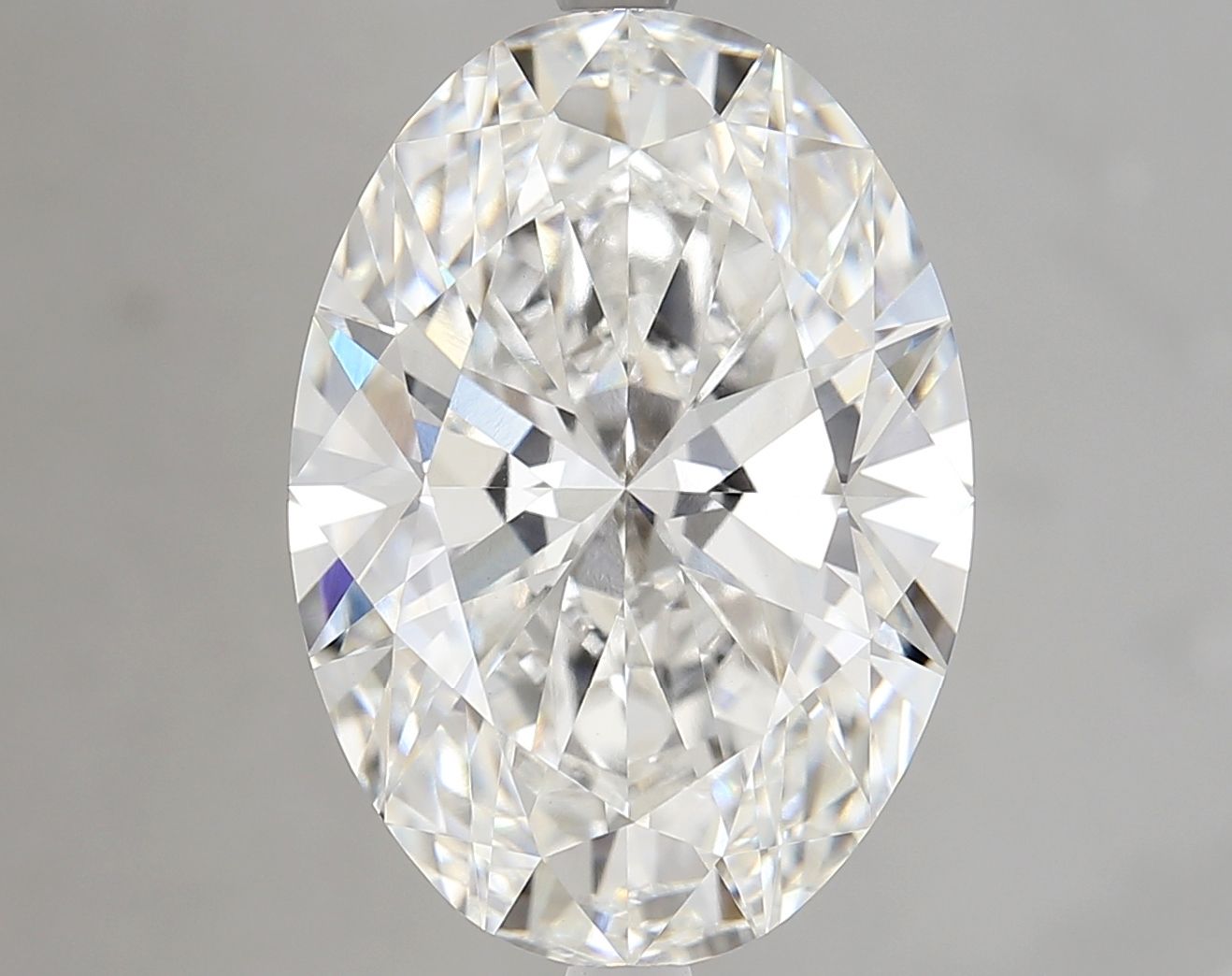 7.10 ct. oval Lab Grown Diamond front image