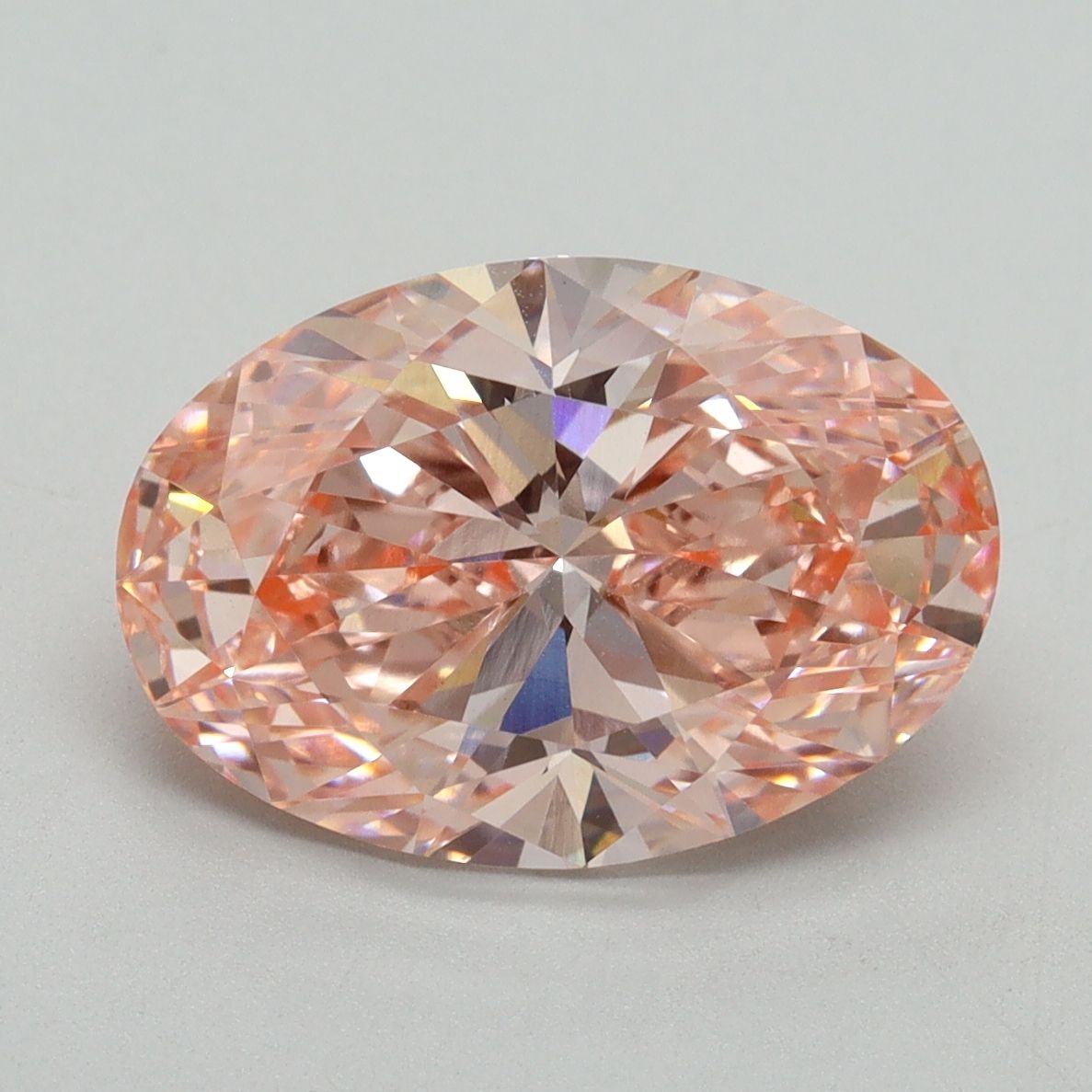 4.05 ct. oval Lab Grown Diamond front image