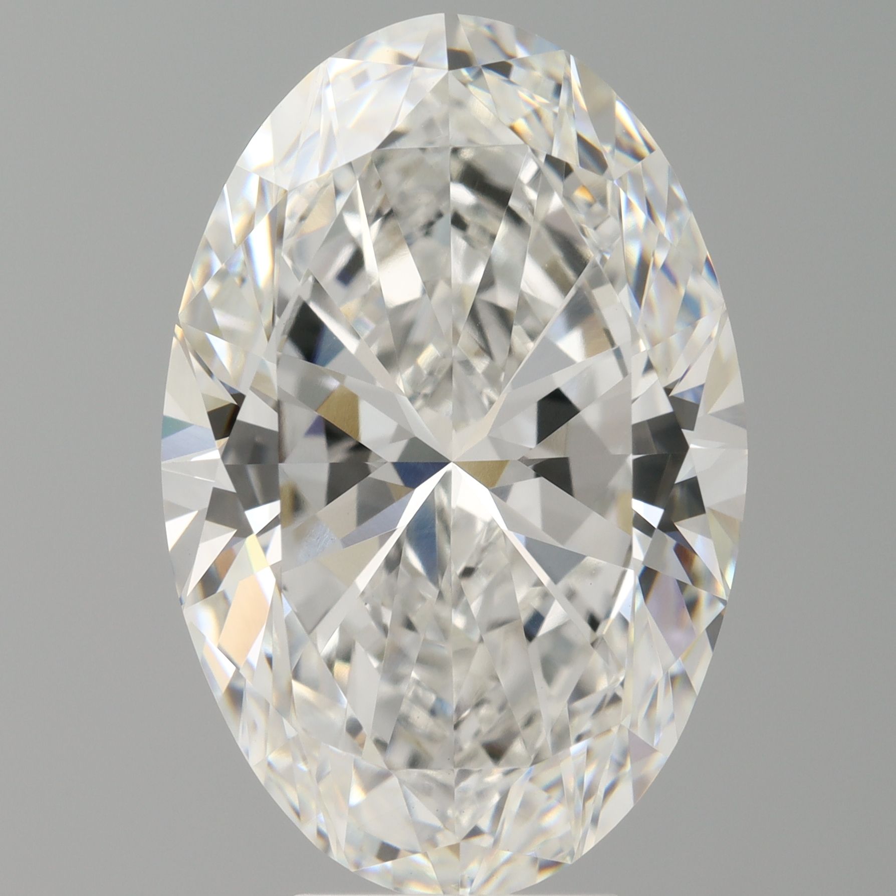 7.10 ct. oval Lab Grown Diamond front image